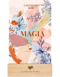 Calendario mesa de tarjetas la vecina rubia