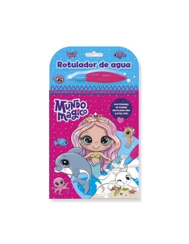 LUDUM MUNDO MAGICO LIBRETA ROTULADOR DE AGUA