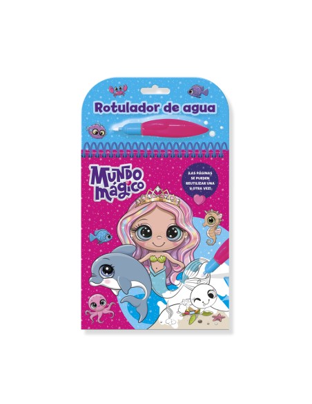 LUDUM MUNDO MAGICO LIBRETA ROTULADOR DE AGUA