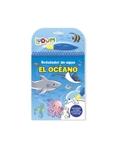 LUDUM LIBRETA ROTULADOR DE AGUA EL OCEANO