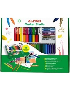 Set estudio de rotuladores alpino