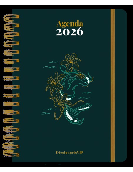 Agenda anual diaria 2026 DiccionarioVip 