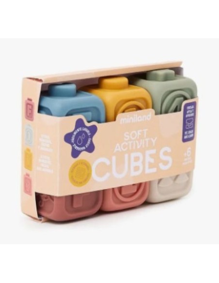 6 CUBOS APILABLES DE GOMA