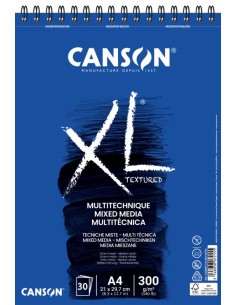 Bloc espiral micorperforado xl multi tecnicas a4 30h 300g texturado