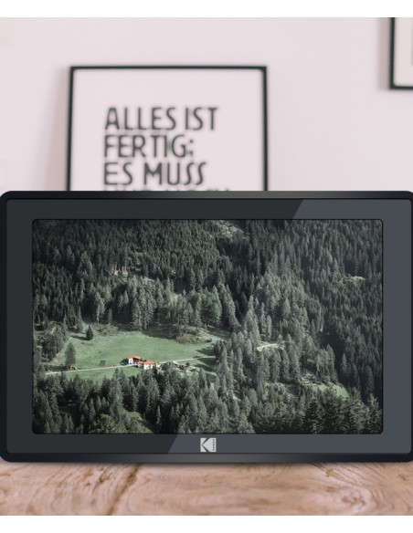 RCF-106H marco fotográfico digital Negro 25,4 cm (10") Pantalla táctil Wifi