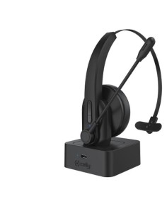 SWHEADSETMONO Auriculares Inalámbrico Diadema Oficina/Centro de llamadas Bluetooth Base de carga Negro