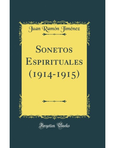 SONETOS ESPIRITUALES 1914 1915