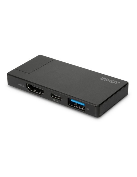 43336 base para portátil y replicador de puertos Alámbrico USB 3.2 Gen 1 (3.1 Gen 1) Type-C Negro