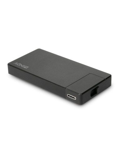 43336 base para portátil y replicador de puertos Alámbrico USB 3.2 Gen 1 (3.1 Gen 1) Type-C Negro