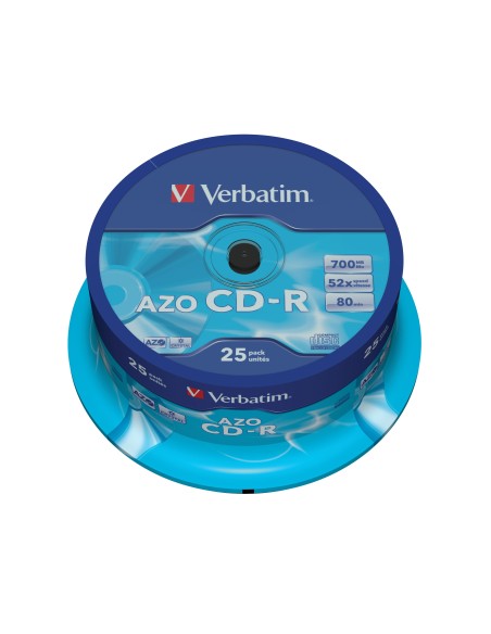 CD-R AZO Crystal 700 MB 25 pieza(s)