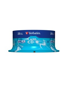 CD-R AZO Crystal 700 MB 25 pieza(s) 2