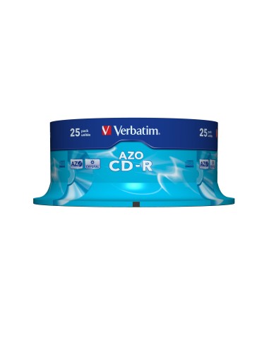 CD-R AZO Crystal 700 MB 25 pieza(s)