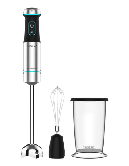 Power TitanBlack 1200 XL Cream 0,8 L Batidora de inmersión 1200 W Negro, Plata