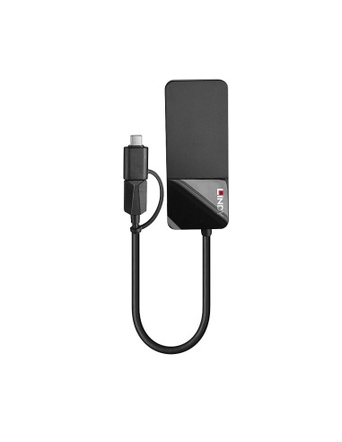 43354 base para portátil y replicador de puertos USB 3.2 Gen 1 (3.1 Gen 1) Type-A + Type-C Negro