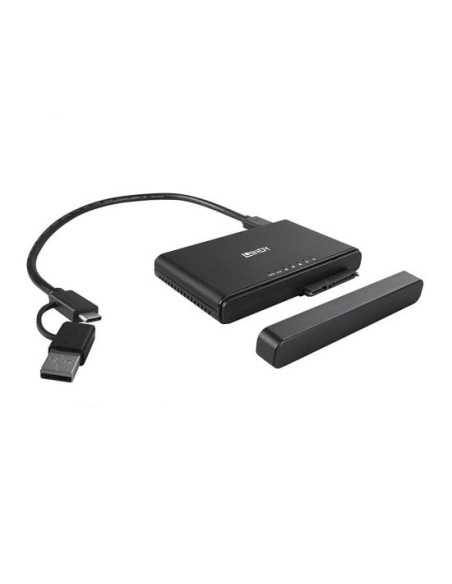 43359 base de conexión para disco duro USB 3.2 Gen 2 (3.1 Gen 2) Type-C Negro