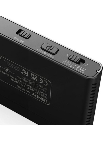 43359 base de conexión para disco duro USB 3.2 Gen 2 (3.1 Gen 2) Type-C Negro