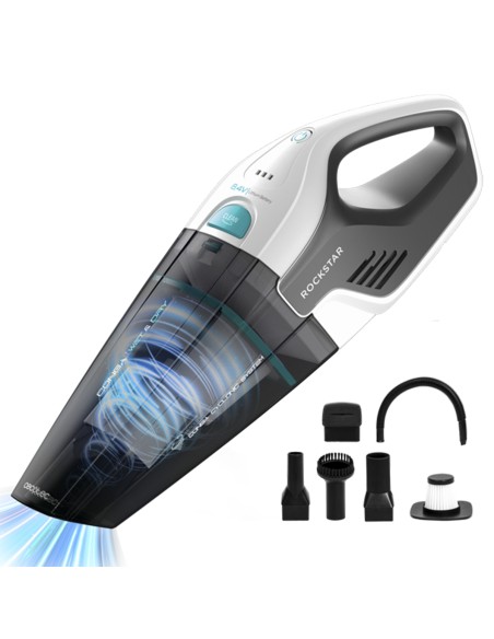 Conga Rockstar aspiradora de mano Gris, Blanco Sin bolsa