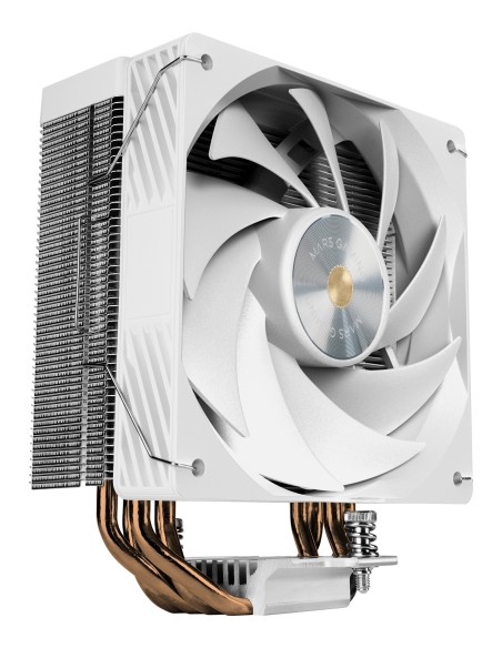 MCPU-X4W Procesador Refrigerador de aire 12 cm Blanco 1 pieza(s)