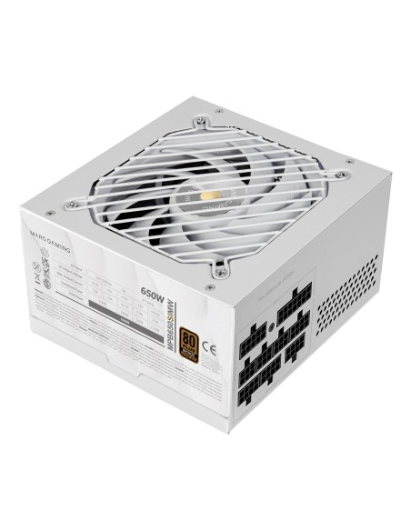 MPB650SIMW unidad de fuente de alimentación 650 W 24-pin ATX ATX Blanco