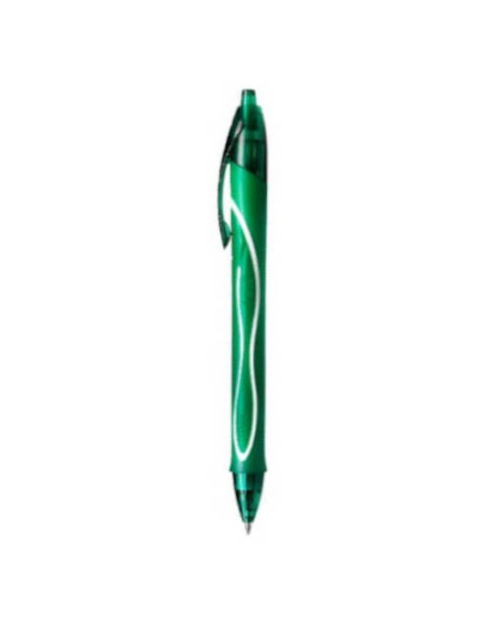 BOLIGRAFO GELOCITY QUICK DRY RETRACTIL TRAZO 0,7 MM. COLOR VERDE BIC 946771