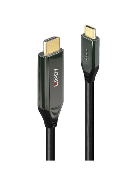 43369 adaptador de cable de vídeo 3 m USB Tipo C HDMI tipo A (Estándar) Negro