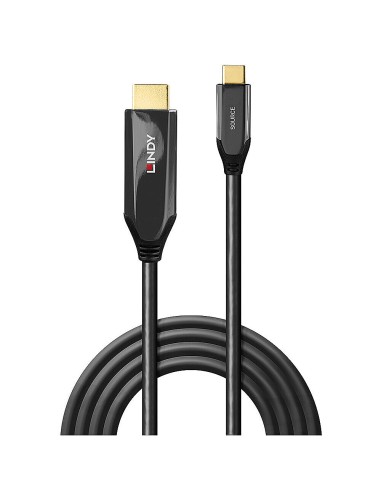 43369 adaptador de cable de vídeo 3 m USB Tipo C HDMI tipo A (Estándar) Negro