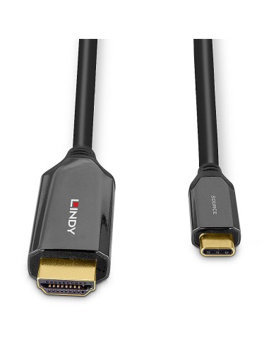43369 adaptador de cable de vídeo 3 m USB Tipo C HDMI tipo A (Estándar) Negro