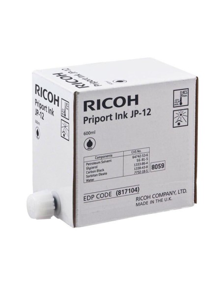PACK TINTA RICOH ORIGINAL JP 1210 NEGRO 1X5