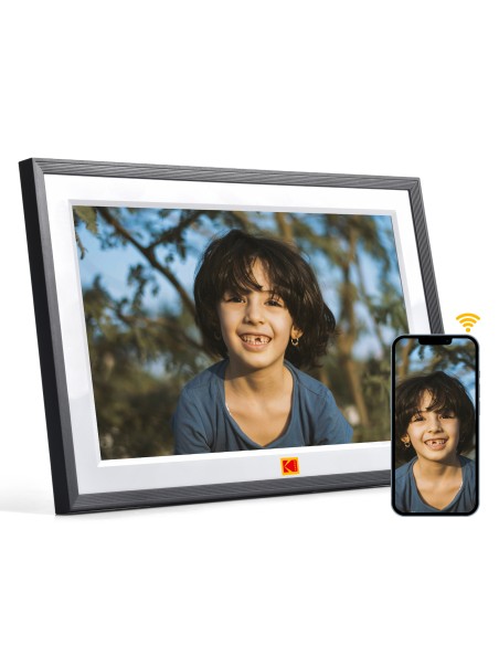 RCF-1018 marco fotográfico digital Negro 25,6 cm (10.1") Pantalla táctil Wifi