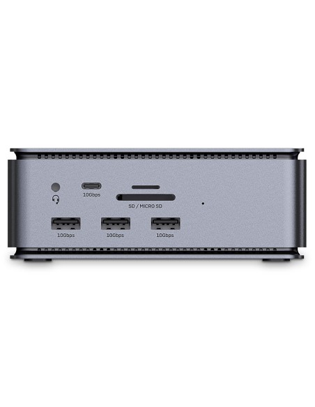 43372 base para portátil y replicador de puertos Acoplamiento USB4 Antracita