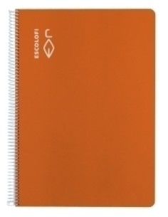 BLOCK ESCOLOFI A4 80h CD.4 70g NARANJA - Pack de 5 unidades