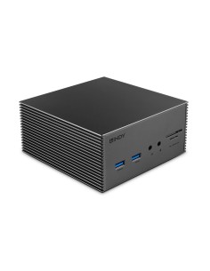 43378 base para portátil y replicador de puertos Alámbrico USB 3.2 Gen 2 (3.1 Gen 2) Type-C Gris