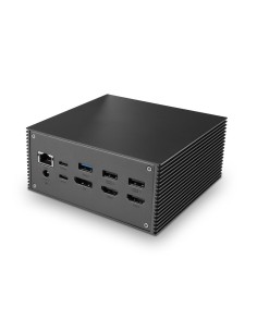 43378 base para portátil y replicador de puertos Alámbrico USB 3.2 Gen 2 (3.1 Gen 2) Type-C Gris 2