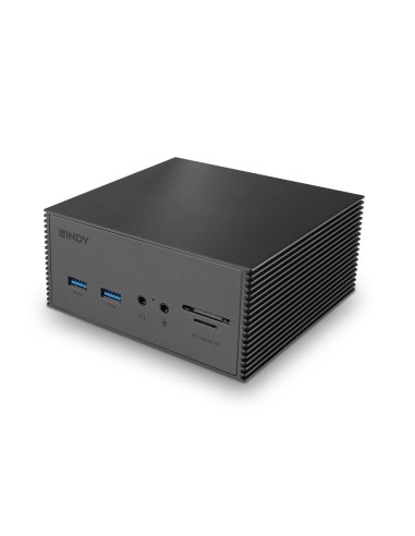 43378 base para portátil y replicador de puertos Alámbrico USB 3.2 Gen 2 (3.1 Gen 2) Type-C Gris