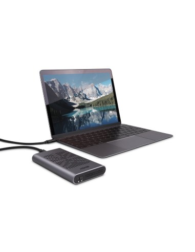 43382 caja para disco duro externo Caja externa para unidad de estado sólido (SSD) Plata M.2