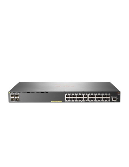 Aruba 2930F 24G PoE+ 4SFP+ Gestionado L3 Gigabit Ethernet (10/100/1000) Energía sobre Ethernet (PoE) 1U Gris