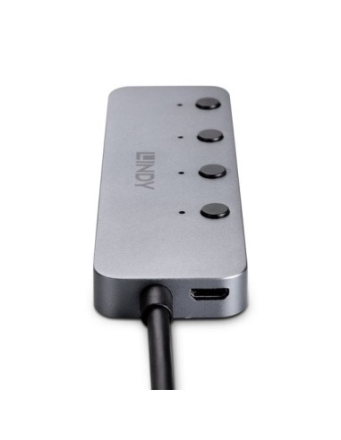 43383 hub de interfaz USB 3.2 Gen 1 (3.1 Gen 1) Type-C 5000 Mbit/s Gris