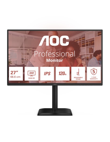 E4 Q27E4U pantalla para PC 68,6 cm (27") 2560 x 1440 Pixeles Quad HD LED Negro