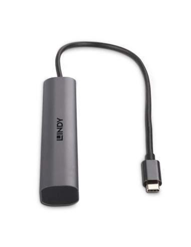 43384 hub de interfaz USB Tipo C 10000 Mbit/s Gris
