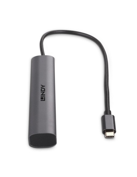 43384 hub de interfaz USB Tipo C 10000 Mbit/s Gris