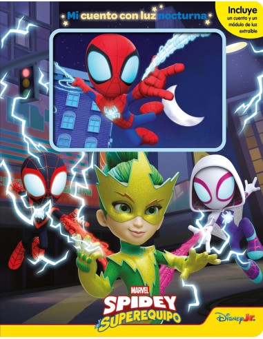 Spidey y su superequipo Mi cuento con luz nocturna