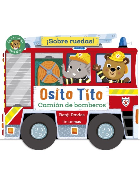 Osito Tito Sobre ruedas Camion de bomberos