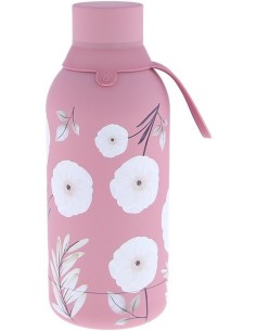 BOTELLA DE AERO INOXIDABLE 500ML MAKEUP FLOWERS