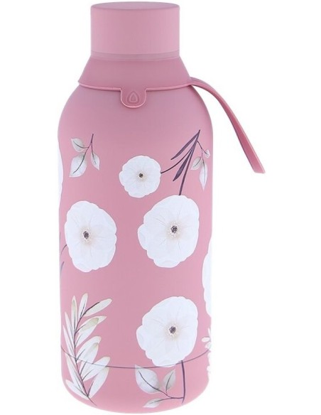 BOTELLA DE AERO INOXIDABLE 500ML MAKEUP FLOWERS
