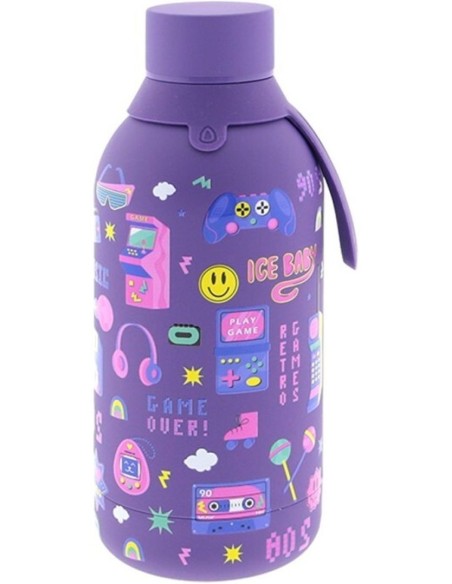 BOTELLA TERMICA 500ML NAZARENE GAMERS 90S LIFE