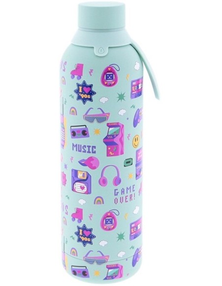 BOTELLA TERMICA 710ML MINT GAMERS 90S LIFE