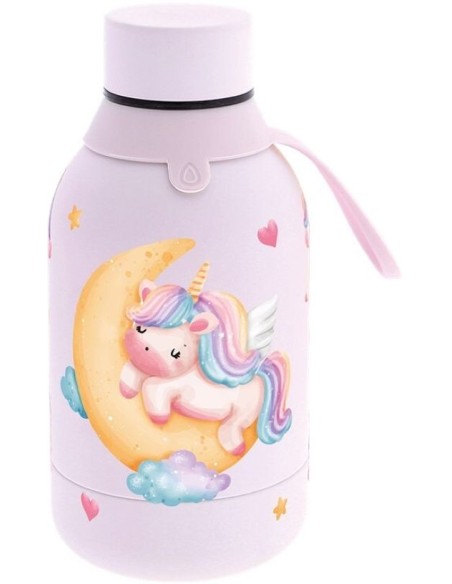 BOTELLA TERMICA 350ML PINK MOON UNICORNIO