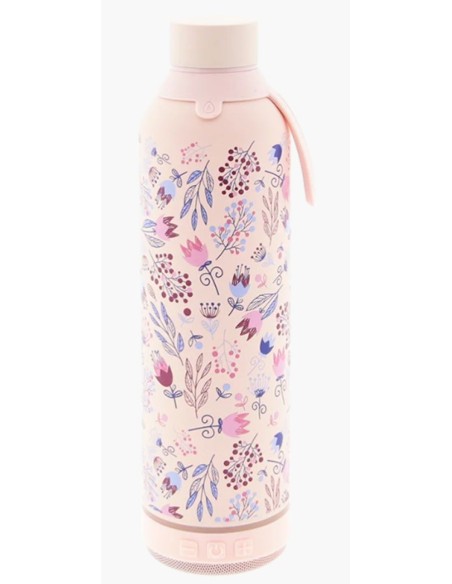 BOTELLA 600ML CON ALTAVOZ PINK SPRING FLOWERING