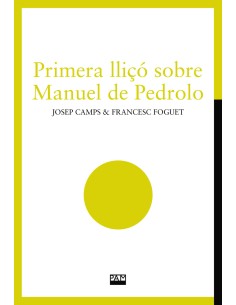 Primera llico sobre Manuel de Pedrolo