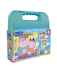 PUZZLE PROGRESIVO PEPPA PIG 6 9 12 16 PIEZAS